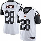 Nike Men & Women & Youth Bengals 28 Joe Mixon White Color Rush Limited Jersey,baseball caps,new era cap wholesale,wholesale hats